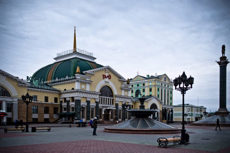 Фото красноярского железнодорожного вокзала